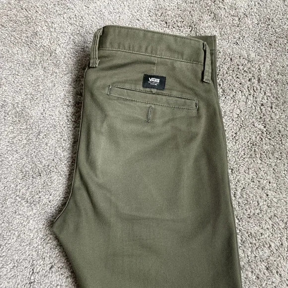 Vans Authentic Chino Green 30 Waist 32 Length - Picture 6 of 6